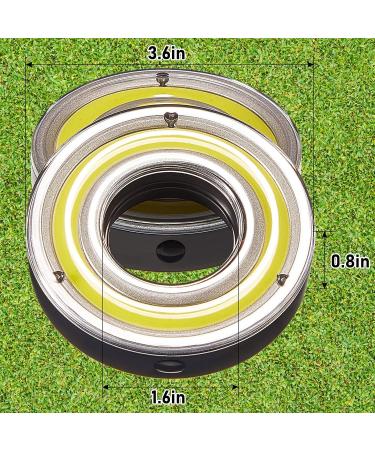 Retisee Glow Golf Hole Lights Set - 4 Pcs LED Glowing Golf Hole, Putting Green Flags, Poles, Light Up Cups for Night Play - Buy Online on SooperMarket.com