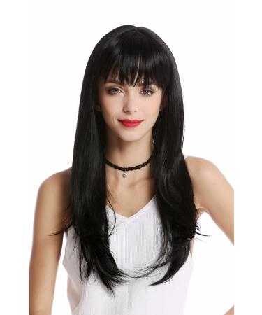 WIG ME UP - GF-W2274-1 wig ladies wig jet black long straight sexy bangs