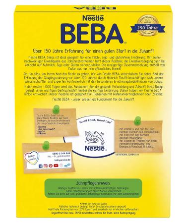 Buy Nestl BEBA SINLAC Gluten-Free Rice Porridge - Soy-Free & Milk-Free Powder (Pack of 9 x 250g) - International Shipping Available - Buy Online on SooperMarket.com