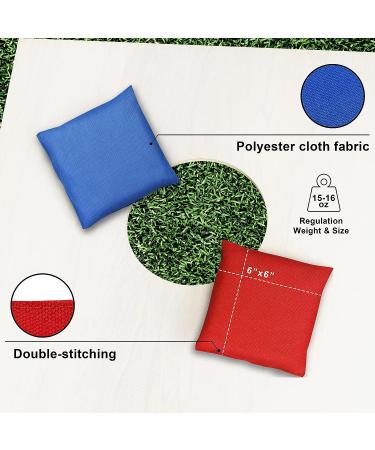 JOYIN 9 Pcs Cornhole Bean Bags Set - Weather Resistant Durable Outdoor Game Bags - Buy Online on SooperMarket.com