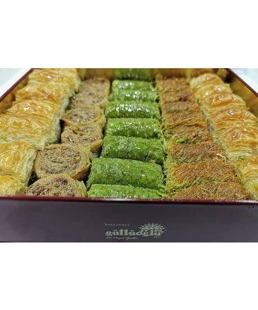 Gulluoglu Assorted Turkish Baklava 36 Pieces - 2.54 lb Metal Tin Box - Buy Online on SooperMarket.com