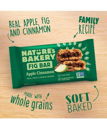Nature's Bakery Apple Cinnamon Fig Bars - 6 ct. (Whole Wheat, Stone Ground) - Buy Online on SooperMarket.com
