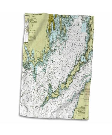 3D Rose Print of Buzzards Bay Massachusetts TWL_204857_1 Towel  15 x 22  Multicolor