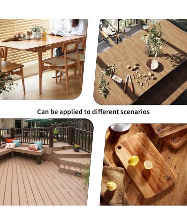 Natural Pure Tung Oil 32 oz - Food Grade Safe Waterproof Finish for Wood Indoor & Outdoor Furniture - Buy Online on SooperMarket.com