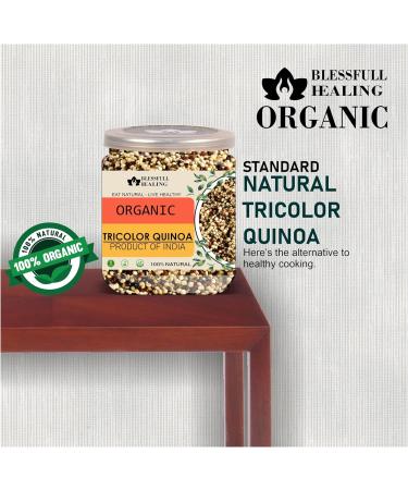 Blessfull Healing Organice Tricolor Quinoa 1 lb (453 Gram) - Buy Online on SooperMarket.com