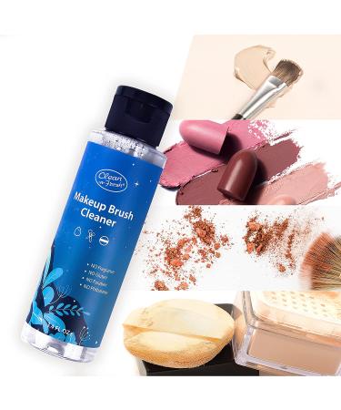 Makeup Brush Cleaner Set - Deep Cleaning Shampoo for Brushes, Sponges, and Puffs - 6.8 Fl Oz - Includes Cleaning Mat - 3 Piece Set - Buy Online on SooperMarket.com