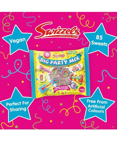 Swizzels Big Party Mix Bag 900g - A Large Selection of Delicious and Fruity Candy Treats Perfect for Parties and Special Occasions - Buy Online on SooperMarket.com