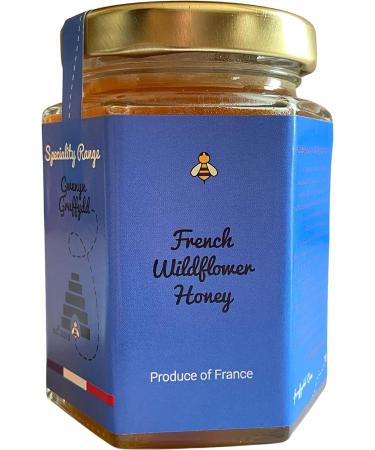 Gwenyn Gruffydd - French Raw Mountain Forest Chestnut Single-Origin Honey - Pure and Natural - Unpasteurised WildFlower Honey - unfiltered unheated - from Non-Sugar Fed Bees (227g Glass Jar) - Buy Online on SooperMarket.com