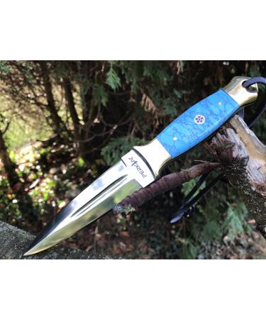 Perkin Knives hunting knife with leather sheath hunting
