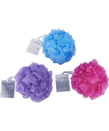 Clean Logic Silky-Soft Mesh Sponge 70g - Pack of 6, Assorted Colors | Bath and Body Essentials - Buy Online on SooperMarket.com