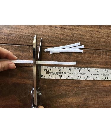 Nose Bridge Strip Fabric Wrapped Copper Wire - Washable & Sewable - White 5 Yards - Buy Online on SooperMarket.com