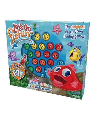 Pressman 58 Let's Go Fishin' Combo Game with Go Fish Card Game - Fun for Kids and Families - Buy Online on SooperMarket.com