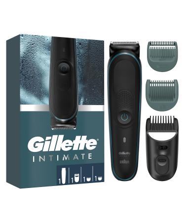 Gillette intimate trimmer men i5 for the genital area Skinfirst intimate razor man with lifelong sounds waterproof wireless for wet and drying