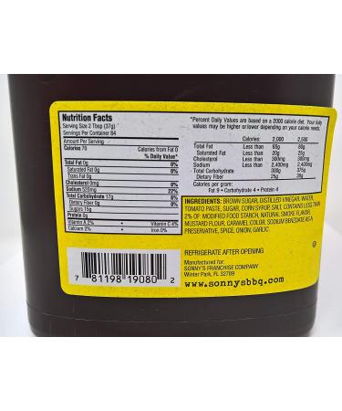 Sonny's Authentic Sweet Bar-B-Q Sauce 84oz. Chicken - Buy Online on SooperMarket.com