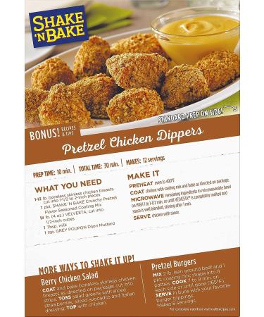 Shake 'N Bake Pretzel Seasoned Coating Mix - 2 Packets - Buy Online on SooperMarket.com