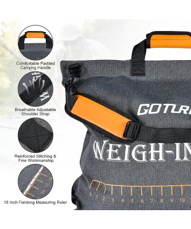 Goture Tournament Fishing Bag Bass WeighÂ inÂ Bag with Built-in 18inch Fish Ruler 2 in 1 Kit  Removable Inner Mesh Tournament Fish Bags 25.6x22inch Heavy Duty Weigh In Bag for Bass Fishing C:Fishing Weigh-in Bag - Buy Online on SooperMarket.com