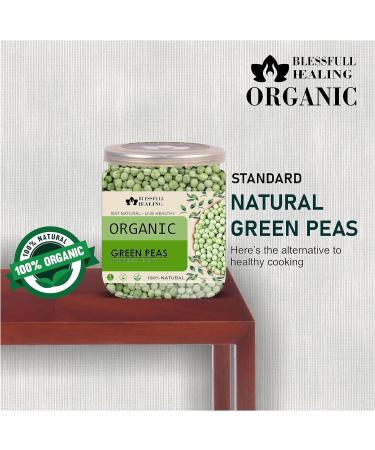 Blessfull Healing Organice Green PEAS 1 lb (453 Gram) - Buy Online on SooperMarket.com