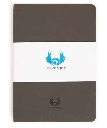 Leda Art Supply A5 Sketchbook, Lay Flat Softcover Sketch Book for Kids/Adults, Ideal for Ink, Water Color, Pen, Pencils, 160 Tear Resistant Pages, Size: Medium