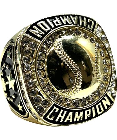 Express Medals Champion Baseball Trophy & Gold Championship Ring Set with Gift Box - Tournament Award Presentation - Buy Online on SooperMarket.com