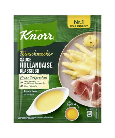 Knorr Gourmet Sauce Hollandaise classic a delicious sauce without flavour-enhancing additives 250 ml 1 piece