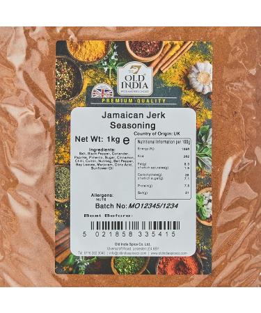 Old India Jamaican Jerk Seasoning 1kg - Authentic Blend for Jamaican Flavors | Pack of 1 - Buy Online on SooperMarket.com