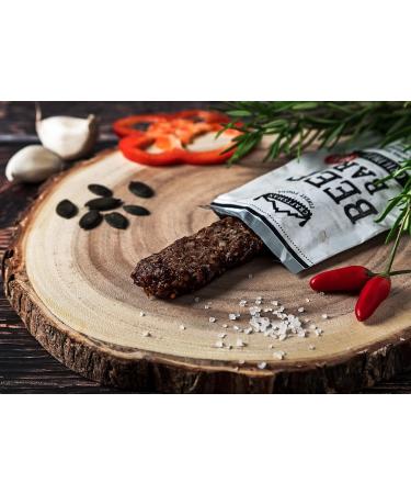 Craftsman Beef Bar Original - 100% Natural High Protein Meat Snack | 5 x 28g | Gluten-Free No Added Sugar Jerky Riegel Set - Buy Online on SooperMarket.com