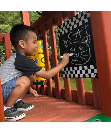 Gorilla Playsets 07-0018 Metal Chalkboard Kit - Black | Durable Outdoor Chalkboard - Buy Online on SooperMarket.com