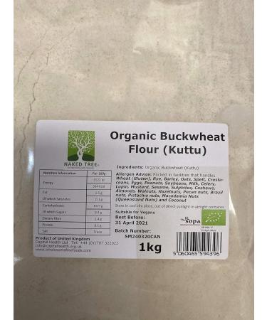 Organic Buckwheat Flour (Kuttu) 1kg - Buy Online on SooperMarket.com