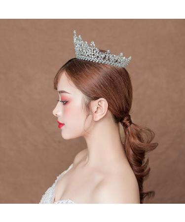 S SNUOY Silver Queen Bridal Crown Tiara Headband for Wedding - Buy Online on SooperMarket.com