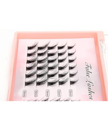 Buy Cluster Lashes DIY Eye Lashes Extensions - Natural Look Volume False Eyelashes 10-16mm | International Shipping - Buy Online on SooperMarket.com