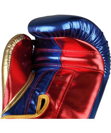 ASTSTAND Blue Boxing Muay Thai Kickboxing Gloves - 8oz Professional Punch Bag Gloves - Buy Online on SooperMarket.com
