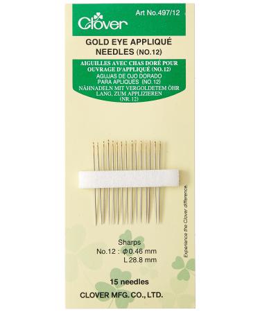 Clover Gold Eye Applique No. 12