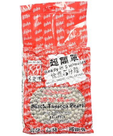 E-Fa Brand Premium Grade Black Tapioca Pearls (6.6 lb) Bubble Tea 6.6 Pound (Pack of 1)