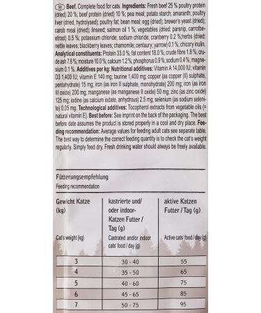 Venandi Animal Premium Grain-Free Cat Food - Beef | Fresh Meat Dry Food (300g Pack) - Buy Online on SooperMarket.com