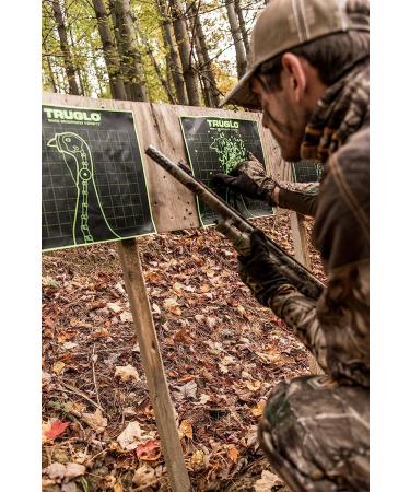 TRUGLO Bright Thru-See Splatter 12X12 Turkey Hunting Targets 6-Pack: High-Visible & Self-Adhesive - Buy Online on SooperMarket.com