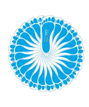 120 Pairs(240feets) Spray Tan Feet Pads in Blue For Sunless Spray Tanning