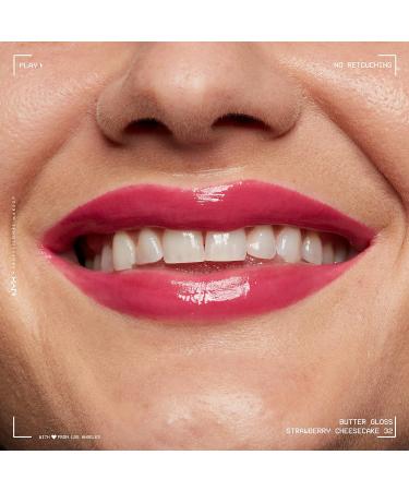 NYX Butter Gloss Strawberry Cheesecake Lip Gloss - Warm Pink (0.27 Fl Oz) - Buy Online on SooperMarket.com