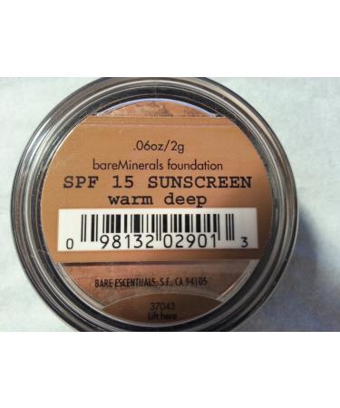 bareMinerals ORIGINAL SPF 15 Foundation with Click  Lock  Go Sifter - Warm Deep