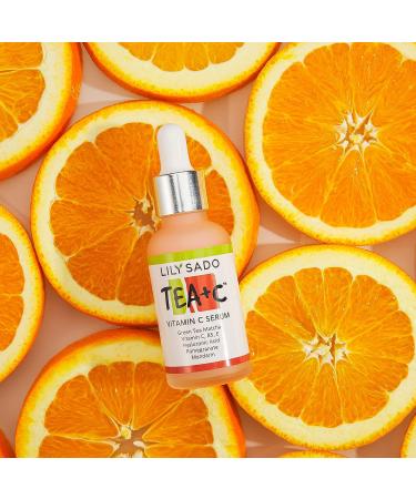 Lily Sado Tea+C Green Tea + Vitamin C Super Serum - Organic Vegan Anti-Wrinkle Moisturizer for Luscious Radiant Skin - Women & Men - Buy Online on SooperMarket.com