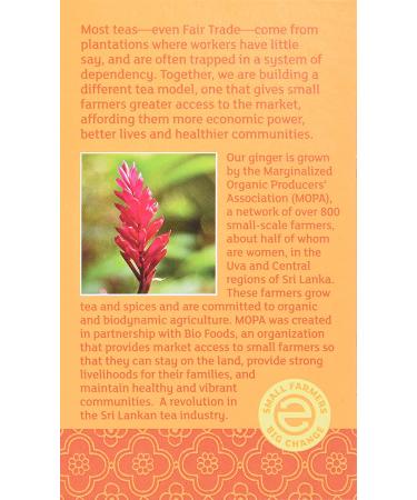 Equal Exchange Organic Ginger Herbal Tea - Caffeine Free, 20 Tea Bags (1.05 oz) - Buy Online on SooperMarket.com
