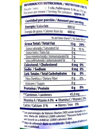 La Favorita Vegetable Oil with Annato 16.9 oz - Premium Quality Cooking Oil - Buy Online on SooperMarket.com