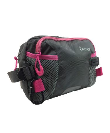 iEnergy PAT Dog Walking Bag For Men & Women - Heavy Duty Dog Treat Pouch Bag For Training - Waist Belt For Dog Owners - Dog Treat Bag - Pink