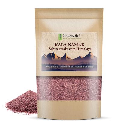 Gourmetia Kala Namak Salt fine/coarse 200g natural black salt/sulphur salt from India 200 g (1 pack) fine