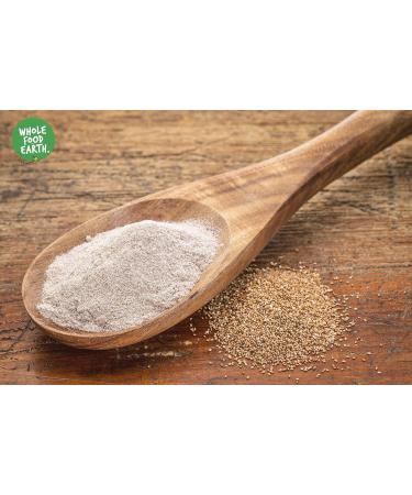 Wholefood Earth Organic White Teff Flour 1kg - GMO Free, Vegan, High Fibre, Protein Source | Certified Organic - Buy Online on SooperMarket.com
