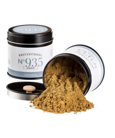 Rimoco N 935 Bio cumin (cumin) finely ground - typical of oriental Mexican and Indian cuisine |Organic extension (DE- KO-007) |50g in an elegant spice jar with aromadeckel content: 50g (aromadosis)