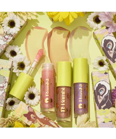 Colourpop Bambi Twitterpated Lux Gloss Trio - Lip Gloss Set of Three Bambi Thumper Flower New in Box