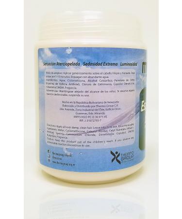 Kleravitex Whale Sperm Hair Mask Treatment 35 Oz - Nourishing & Repairing for Damaged Hair - Artificial Sperm Mask for Smooth & Shiny Hair - Fragile Hair Repair (Esperma de Ballena) - Buy Online on SooperMarket.com