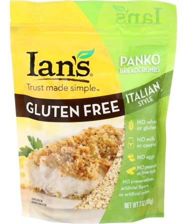 Ians Natural Foods, Panko Breadcrumbs Italian Gluten-Free, 7 Ounce