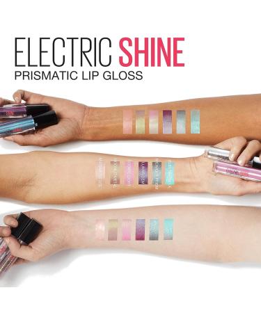 Maybelline Lip Studio Electric Shine Prismatic Lip Gloss in Electric Blue - 0.17 fl. oz - Buy Online on SooperMarket.com