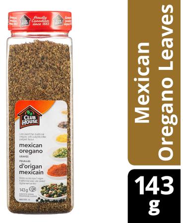 Club House Quality Natural Herbs & Spices Mexican Oregano Leaves 143g Case Pack Count 12 143 g (Pack of 1) - Buy Online on SooperMarket.com